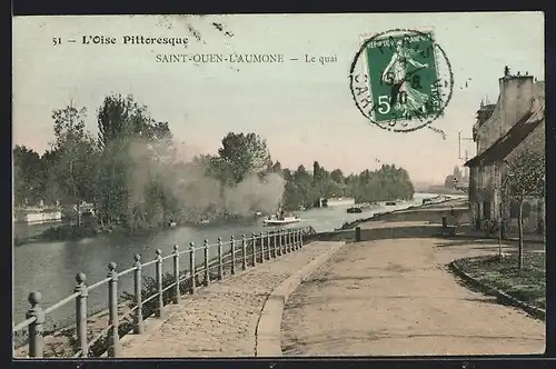 AK Saint-Ouen-L`Aumone, Le quai