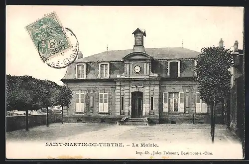 AK Saint-Martin-du-Tertre, La Mairie