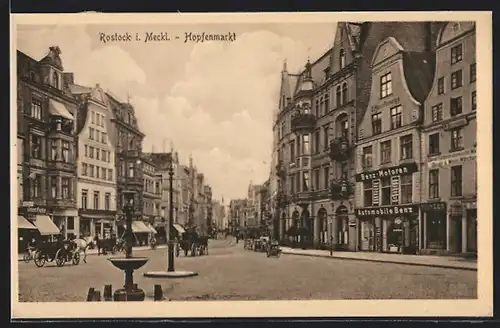 AK Rostock i. M., Hopfenmarkt