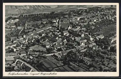 AK Gräfenhainichen, Gesamtansicht, orig. Fliegeraufnahme