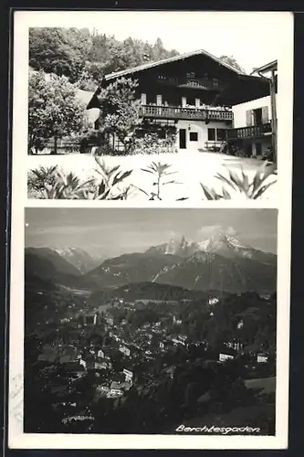 AK Berchtesgaden, Totalansicht und Pension