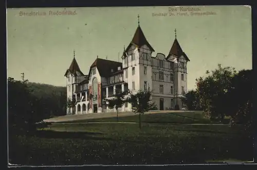 AK Malente-Gremsmühlen, Sanatorium Rudolfsbad, Kurhaus