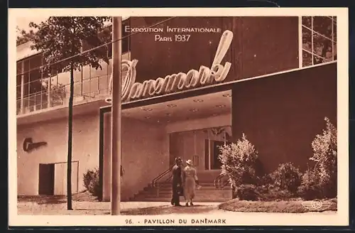 AK Paris, Exposition internationale 1937, Pavillon du Danemark