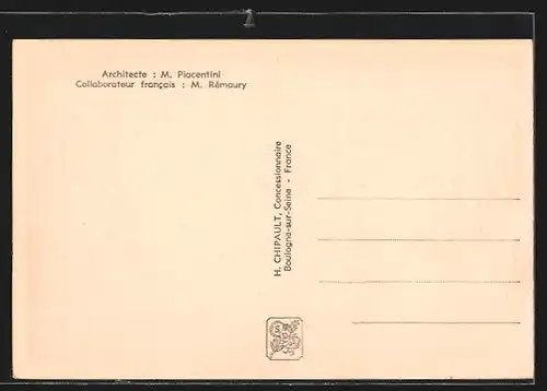 AK Paris, Exposition internationale 1937, pavillon de l`Italie