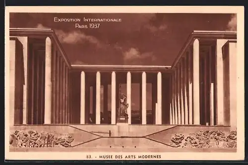 AK Paris, Exposition internationale 1937, Musee des Arts Modernes