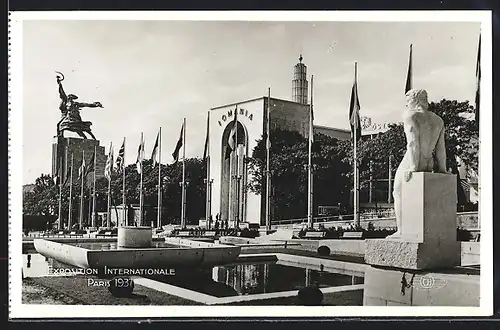 AK Paris, Exposition internationale 1937, Pavillon Roumain, La Facade