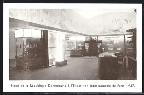 AK Paris, Exposition internationale 1937, Stand de la Republique Dominicaine