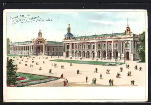 Lithographie Paris, Exposition universelle de 1900, Nationale Gewerbe