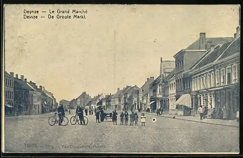 AK Deinze, de Groote Markt