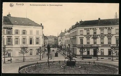 AK Kortrijk, Guldensporenplaats en Yzerenwegstraat