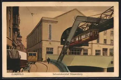 AK Elberfeld, Schwebebahnhof Döppersberg