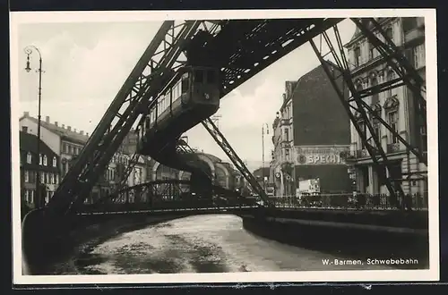AK Wuppertal-Barmen, Schwebebahn