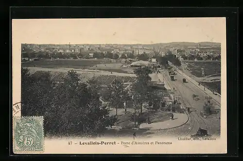 AK Levallois-Perret, Porte d`Asuières et Panorama