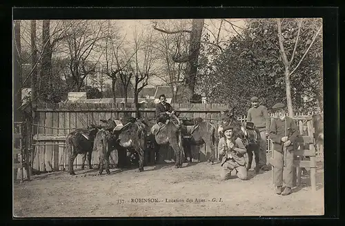 AK Robinson, Location des Anes