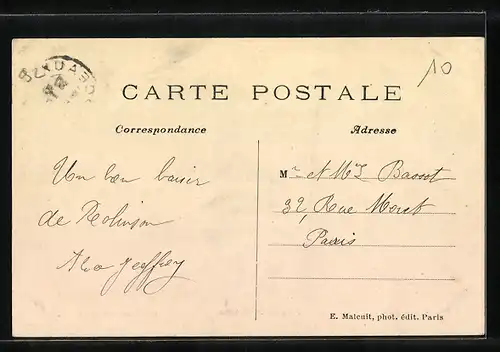 AK Robinson, Rue de Malabrie, Un Dimanche