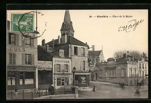 AK Garches, Place de la Mairie
