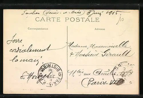 AK Garches, Place de la Mairie