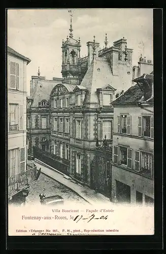 AK Fontenay-aux-Roses, Villa Boucicaut, Facade d`Entrée