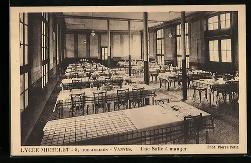 AK Vanves, Lycée Michelet, Une Salle à manger, 5, Rue Julien