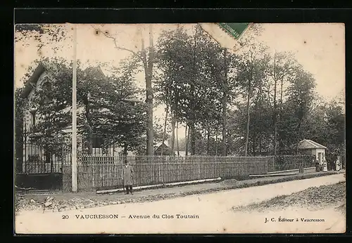 AK Vaucresson, Avenue du Clos Toutain