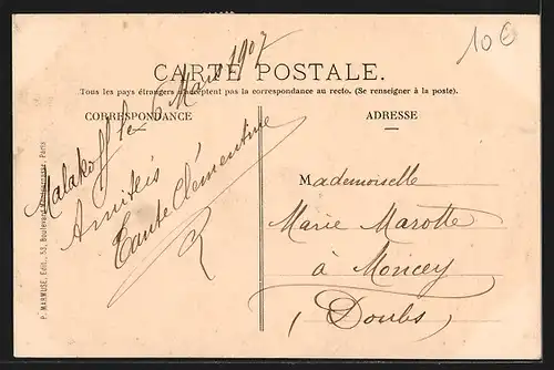 AK Grand-Montrouge-Malakoff, Route de Chatillon, vers la Barrière