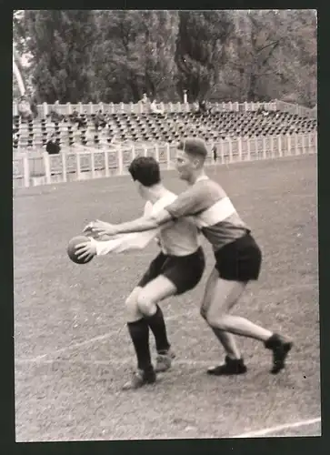 Fotografie Ansicht Wien, WAC-Platz, Handballspiel WAC vs Polizei 1939