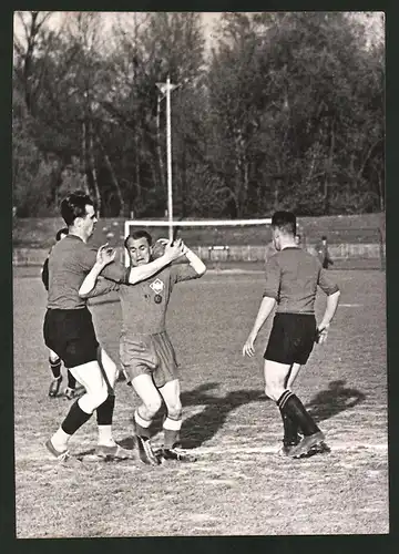 Fotografie Ansicht Wien, WAC-Platz, Handballspiel WAC-Wien vs Post SV München 1939