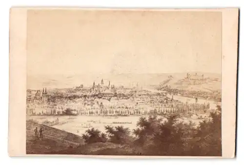 Fotografie F. Albert, Würzburg, Ansicht Würzburg, Panorama