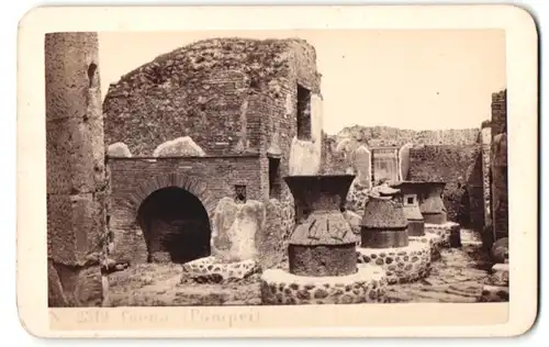 Fotografie Fotograf unbekannt, Ansicht Pompeji, forno Pompei