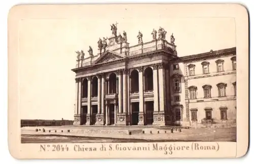 Fotografie Edmond Behles, Rom, Ansicht Rom - Roma, Chiesa di S. Giovanni Maggiore