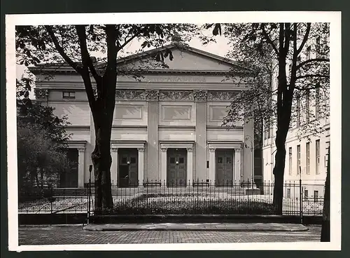 Fotografie Ansicht Berlin, Jubliäum 150 Jahre Berliner Singakademie, Gebäude im Kastanienwäldchen Unter den Linden 1941