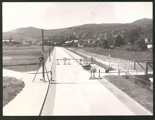 Fotografie Neue Wientalstrasse kurz vor der Fertigstellung 1938