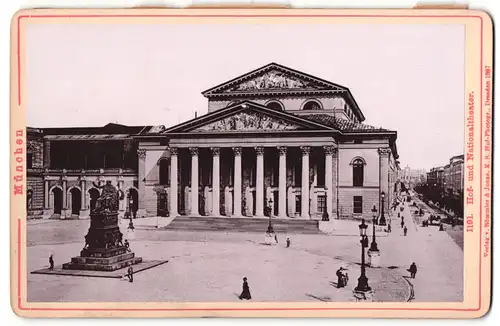 Fotografie Römmler & Honas, Dresden, Ansicht München, Hof- und Nationaltheater