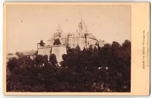 Fotografie E. Rose, Wernigerode, Ansicht Wernigerode, Schloss