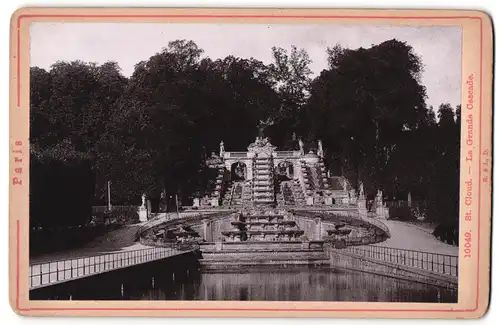 Fotografie Römmler & Jonas, Dresden, Ansicht Paris, St. Cloud - Le Grande Cascade