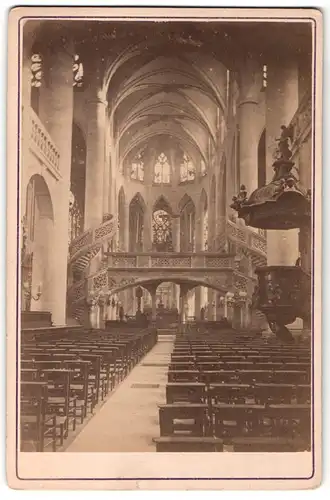 Fotografie Fotograf unbekannt, Ansicht Paris, Notre Dame Interieur