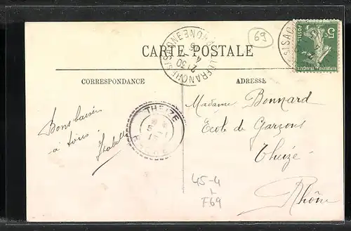 AK Lyon, XXe Fête Fédérale de Gymnastique 1910, Comité Central de Fédération