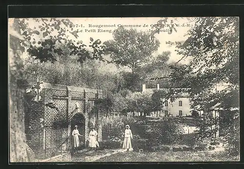 AK Rougemont, Le Petit Étang et le Moulin