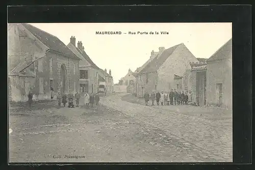 AK Mauregard, Rue Porte de la Ville, Strassenpartie