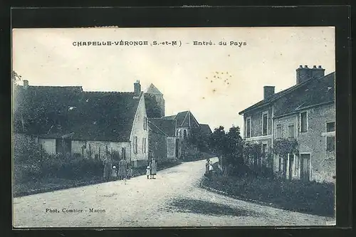 AK Chapelle-Véronge, Entrée du Pays