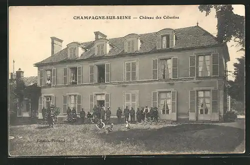 AK Champagne-sur-Seine, Château des Célestins