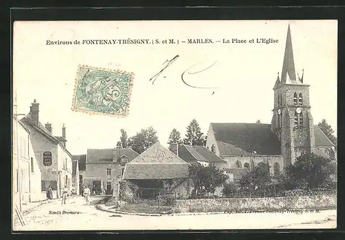 AK Marles, La Place et l`Eglise