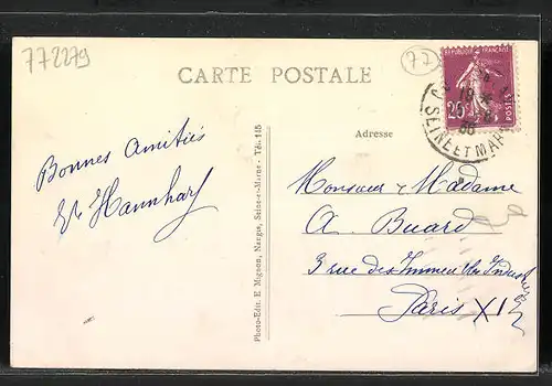 AK Courpalay, La Cour du Cloître