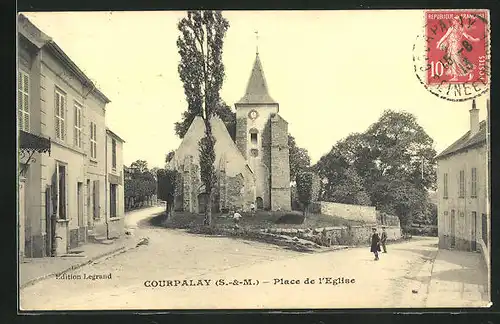 AK Courpalay, Place de l`Eglise