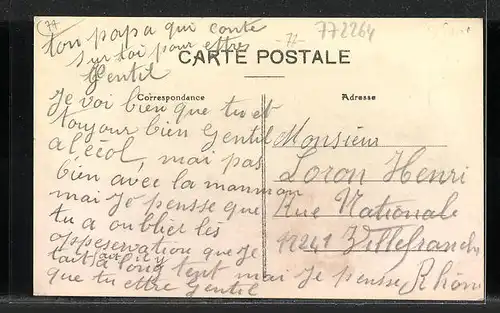 AK Courtry-Le Pin, Grande Rue, Strassenpartie