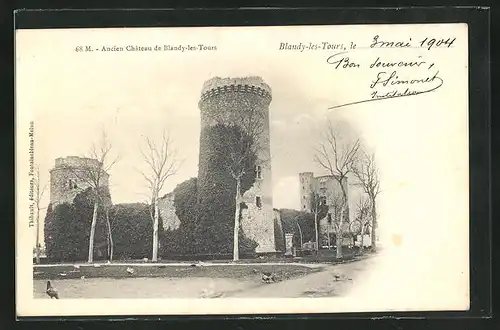 AK Blandy-les-Tours, Ancien Château