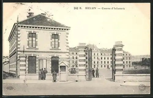 AK Melun, Caserne d'Infanterie
