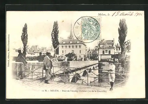 AK Melun, Pont de l'ancien chatelet