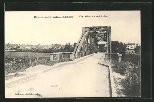 AK Isles-les-Meldeuses, Vue Générale, Côté Ouest