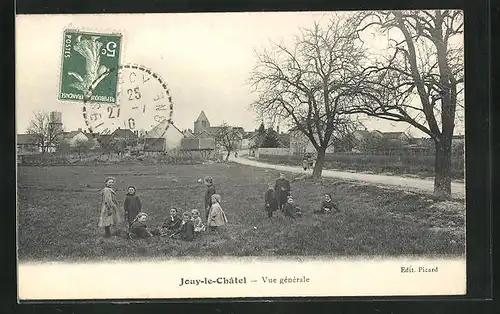 AK Jouy-le-Châtel, Vue générale